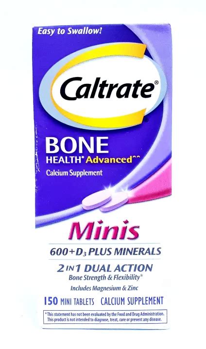 Sale Caltrate Bone Health Advanced 600 D3 Plus Minerals 150 Mini Tablets Expiry Date 2 2023