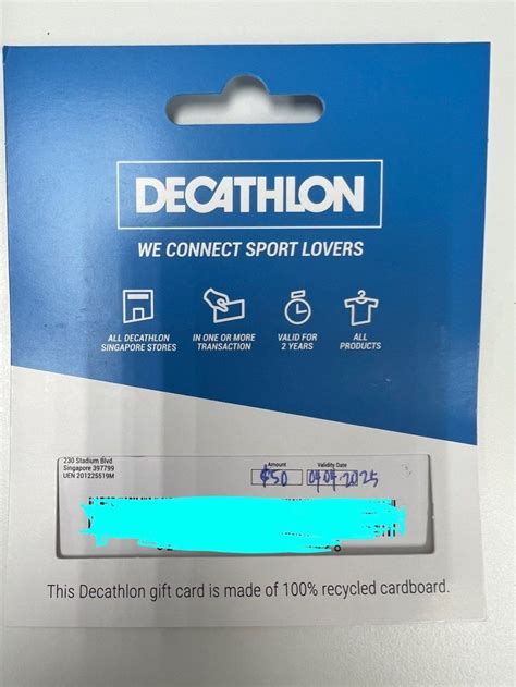 Decathlon Voucher Valid Till Apr Tickets Vouchers