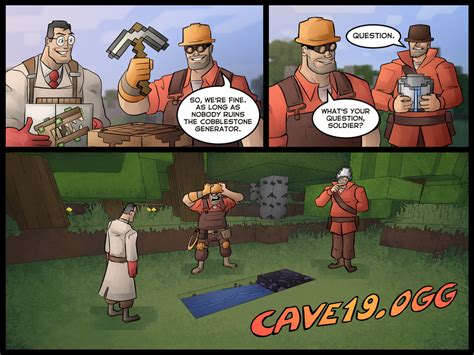 Tf Minecraft Update Comic Official Tf Team Fortress Medic Team