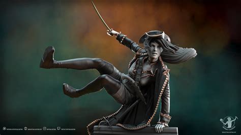 Anne Bonny Pirate Captain 1:10th and 14th Scale Figure Resin - Etsy