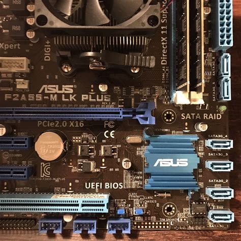 Asus F2a55 M Lk Plus Motherboard Fm2a55 With Io 8gb Ddr And Amd A6 5400k Cpu Ebay