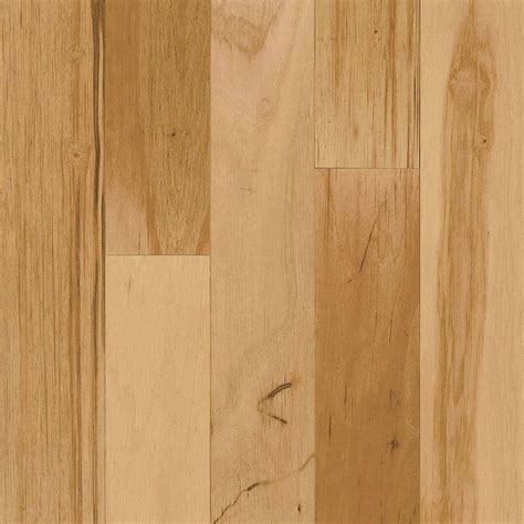 Bruce Take Home Sample Hickory Rustic Natural Engineered Click Lock Hardwood Flooring 5 In