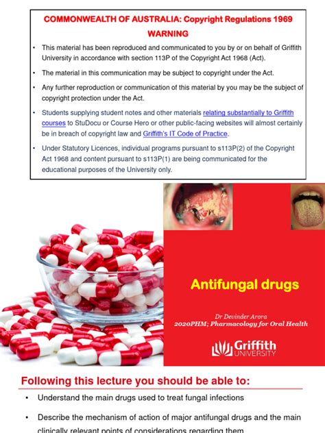 Antifungal Drugs | PDF | Candidiasis | Mycology