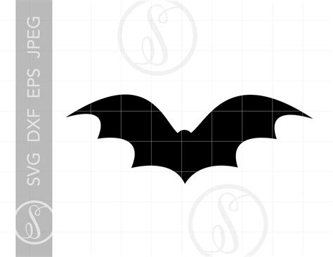 Bat SVG Vector Bat Clipart Bat Silhouette Cut File - Etsy