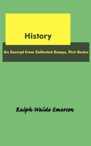 History Emerson Ralph Waldo 9781604500080 AbeBooks