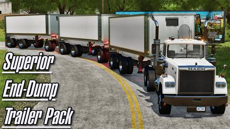 Superior End Dump Trailer Pack By Karlfarms Farming Simulator