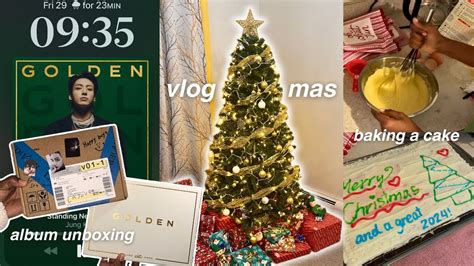 Vlogmas What I Got For Christmas Baking Kpop Album Unboxings Youtube