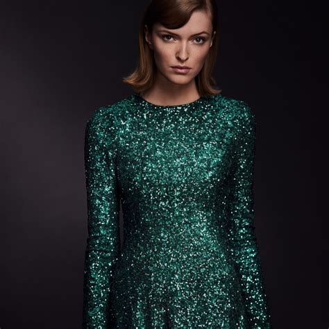 Great For Holidays Lazia Green Sequin Dress Clothing Collections