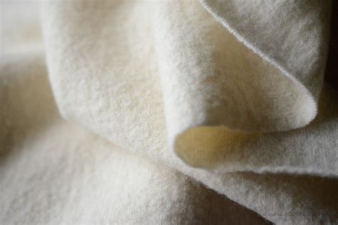 Felted Wool Knit Fabric Himalayan Wool Leh Felted Knit Unbleached