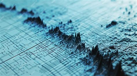 Premium Photo | A seismograph that records the seismic activity of an ...