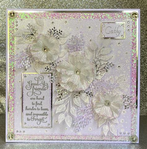 Birthday Card Rose Mallow Flowers In 2024 Chloes Creative Cards