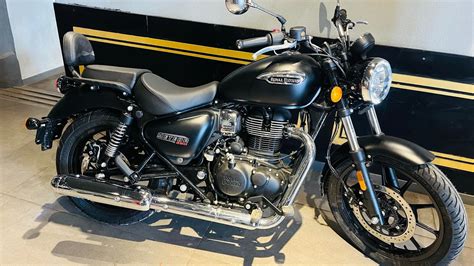 2024 Royal Enfield Meteor 350 Stellar Black Full Review Price Mileage Features 2024 Meteor