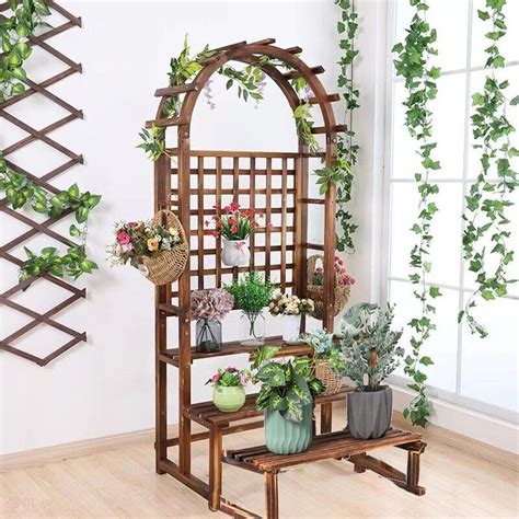 Indoor Plant Stand Redboth