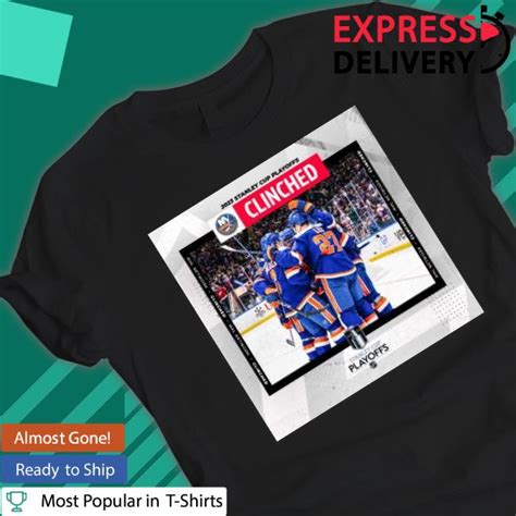 Ny Islanders 2023 Stanley Cup Playoffs Clinched Shirt - Teegali