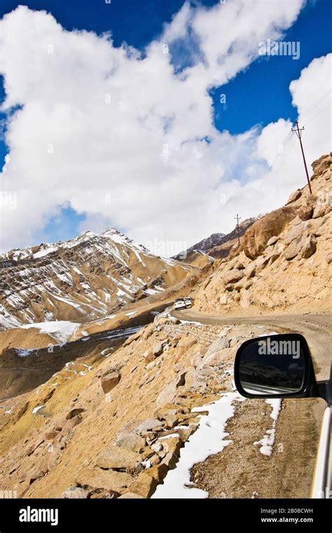 Tourist Expedition Searching Snow Leopard In Zanskar Range Ladakh