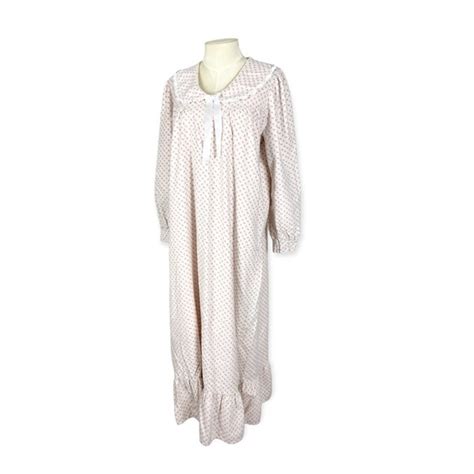 Vintage Intimates And Sleepwear Vintage Flannel Nightgown Hopeless