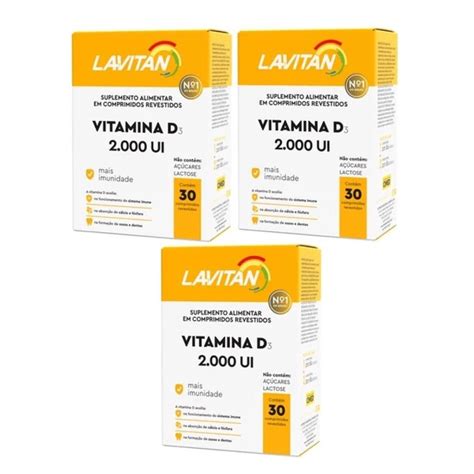 Kit Lavitan Vitamina D Ui Cimed Comprimidos O Aut