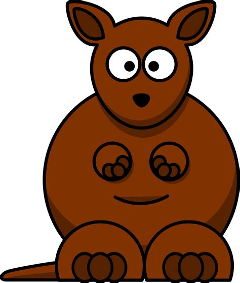 Clipart Cartoon Kangaroo