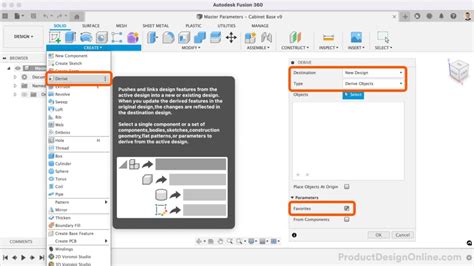 How To Create And Use Global Parameters In Fusion 360 Product Design Online