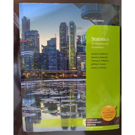 統計 Statistics For Business And Economics 13 Edition 蝦皮購物