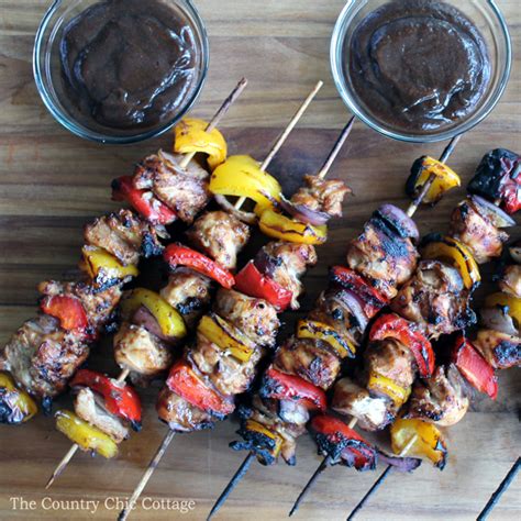 Sweet Honey Chicken Kabobs Angie Holden The Country Chic Cottage