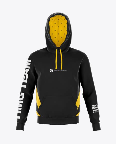 Hoodie Mockup - Front View - Free Download Images High Quality PNG, JPG ...