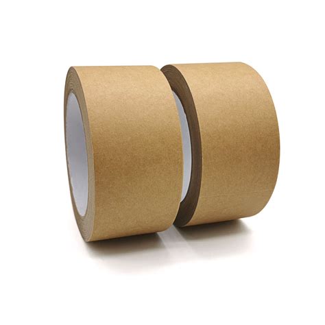 Hot Melt Adhesive Eco Friendly Writable Brown Kraft Paper Tape China