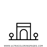 Dibujo De Arco De Triunfo Para Colorear Ultra Coloring Pages