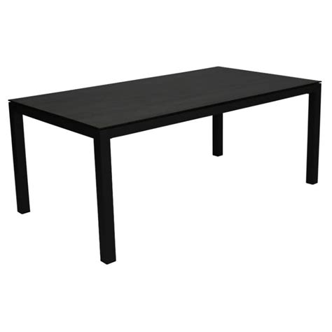 Tierra Outdoor Briga Table Trespa Graphite Charcoal Frame Stigter