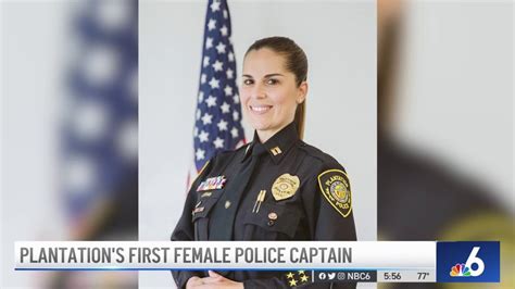 Woman Captain Makes History In Plantation Police Department Nbc 6