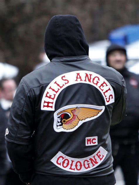 Hells Angels Cologne Rocker Varsity Jacket Jackets Fashion Down