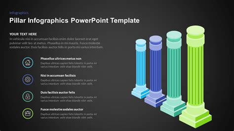 Pillars Infographic Template For Presentations Slidebazaar