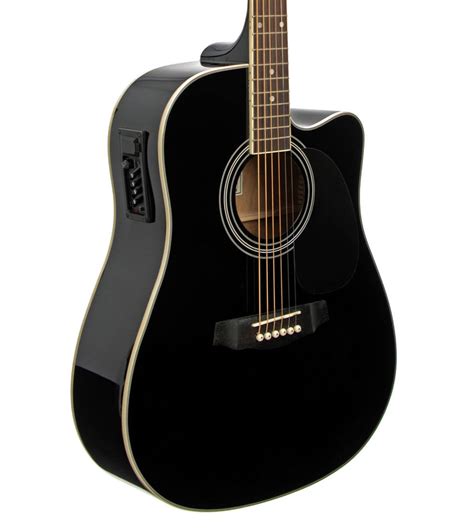 Denver Acoustic/Electric Steel String Guitar - Black