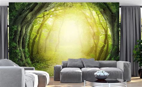 Yieldeer Green Forest Backdrop X Ft Enchanted Forest Backdrops Fantasy