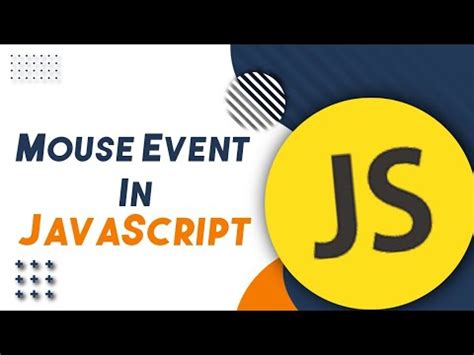 Mouse Event In JavaScript Onclick Ondbclick Mouse Enter Over Up YouTube