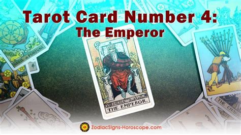 Tarot Card Number 4 The Emperor Tarot Card Meanings Zodiacsigns