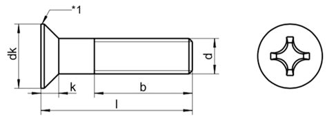 Tornillo Cabeza Avellanada DIN 965 H ISO 7046 Alacer Mas