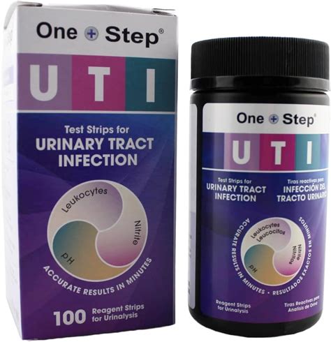 Amazon One Step UTI Test Strips 100 Strip Tub 3 In 1 Parameter