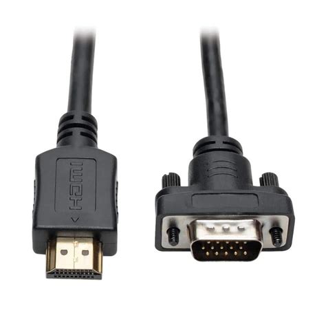 Tripp Lite 6 Ft Hdmi To Vga Mm Active Adapter Cable Black P566 006