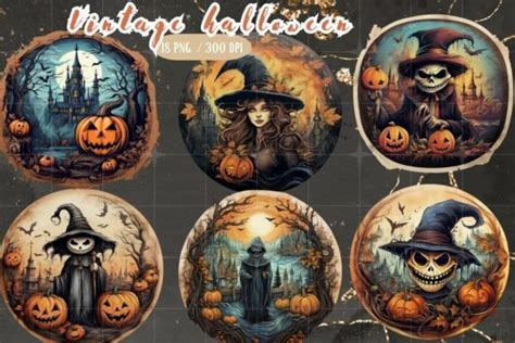 Vintage Halloween Sublimation Bundle Graphic By Turnoff9022 · Creative Fabrica