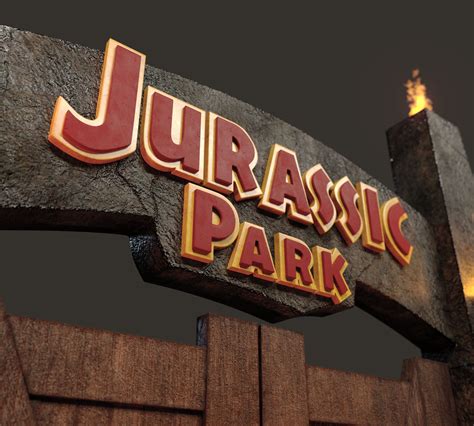 Jurassic World Gate Sign