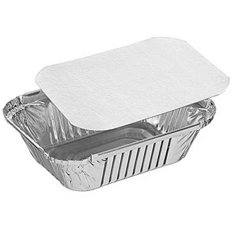 Rectangular Ml Aluminum Foil Container With Lid Thickness