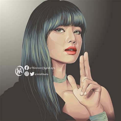 Lisa Manoban Fan Art Fan Art Vector Art Illustration Art