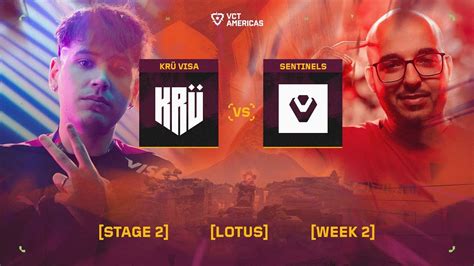 Kr Visa Vs Sentinels Vct Americas Stage W D Map Youtube