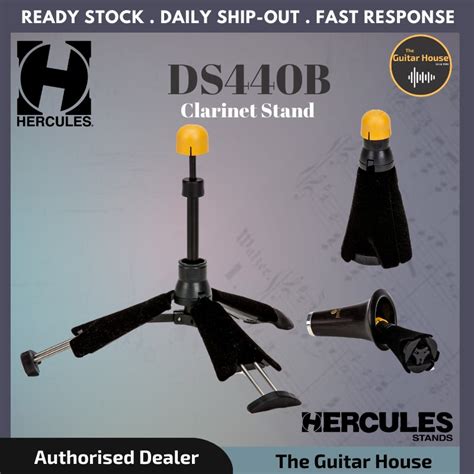 Hercules Ds B Travlite Clarinet Stand Ds B Ds B Shopee