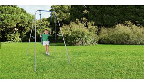 Buy Chad Valley Kids Garden Swing Blue Swings Argos