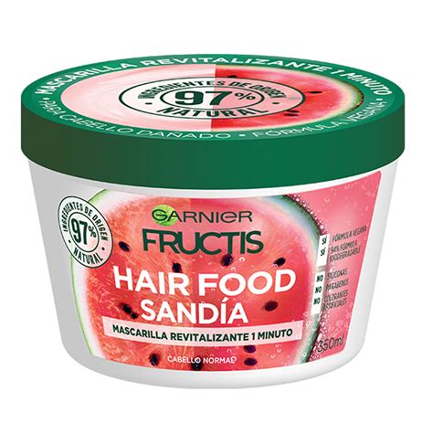 Mascarilla Garnier Hair Food Sandía Para Pelo Normal 350ml oferta LOi