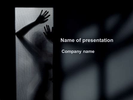 Silhouette Of Naked Girl Presentation Template For PowerPoint Google