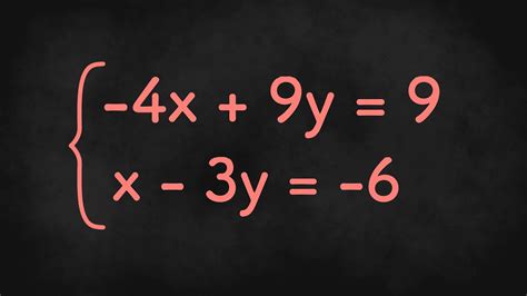 Solving Systems Of Equations By Elimination Multiplication Algebra