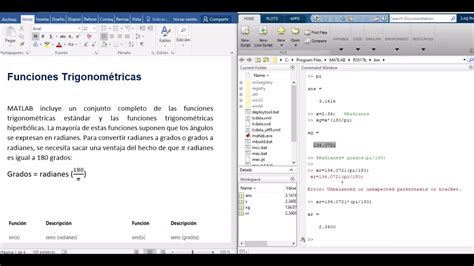 13 Funciones Trigonométricas en MATLAB YouTube